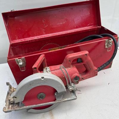 Milwaukee Electric Worm Gear Saw - Cat. Number 6377