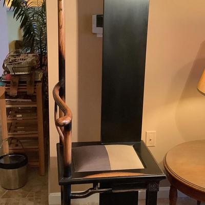 Shao Fan Style (Right) Armchair W/Footstool