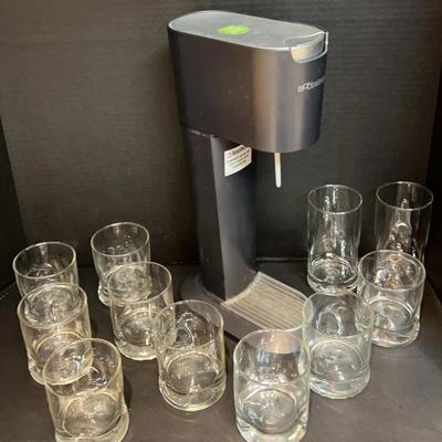 Soda Stream And Glasses