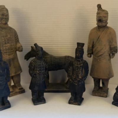 Chinese Warrioes And Horse