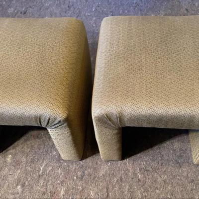 Pair Of Padded Stools