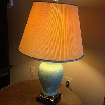 Green Celadon Style Ceramic Lamp