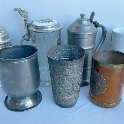 Assortment Of Beer Steins & More (7)
