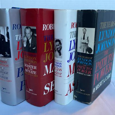 "The Years Of Lyndon Johnson" 4 Volumes