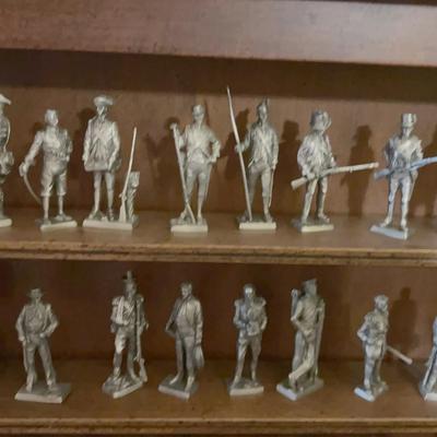 Franklin Mint Pewter Soldiers Number One