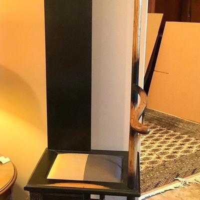 Shao Fan Style (Left) Armchair W/Footstool