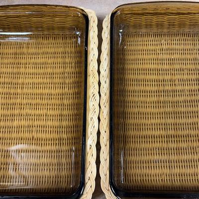 Pyrex Casserole Dishes With Baskets