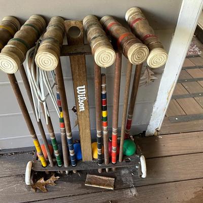 Wilson 6 Person Croquet Set W/ Stand