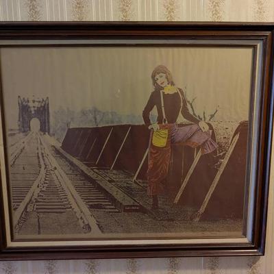 Signed J. Murray Silk Screen Print