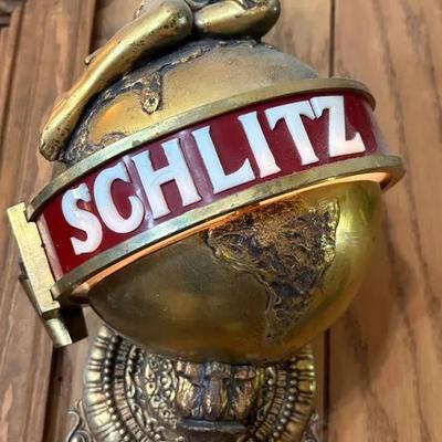 3 Vintagec Schlitz Light Up Wall Sconces