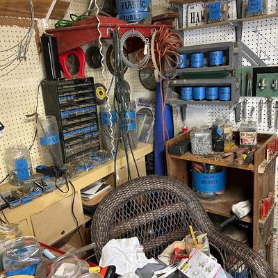 Mystery Lot Of Shop Tools And Supplies 