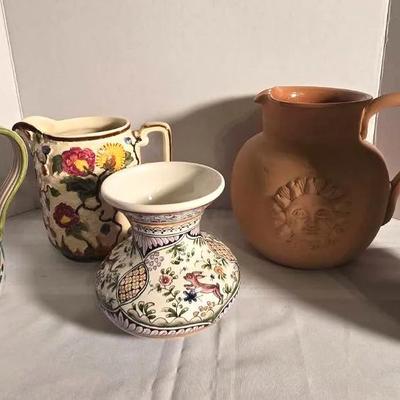 Vintage Pitchers & Vases, England, Portugal +