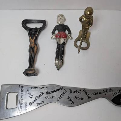 4 Risque Bottle Openers