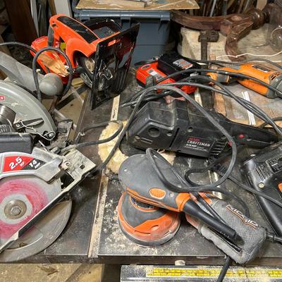 Group Of 7 Power Tools 