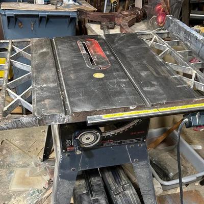 Craftsman 3hp 10” Belt Drive Table Saw With Stand 