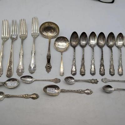 Mixed Sterling Silver Flatware 