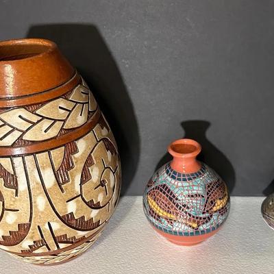 3pcs Of Studio Pottery 