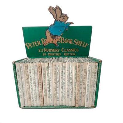 Sale Photo Thumbnail #8: Lot 008   
Peter Rabbit's Book Shelf Beatrix Potter