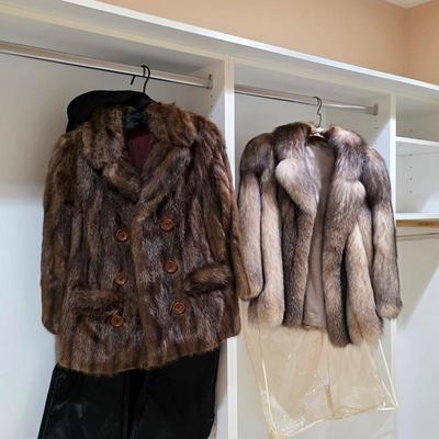 Gorgeous mink coat and fox fur coat