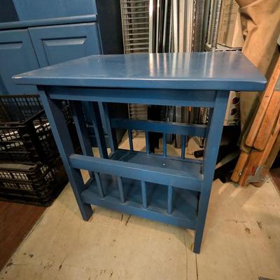 Side Table Magazine Rack