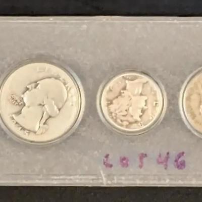 1945 - Silver Coin Set 5 PCS