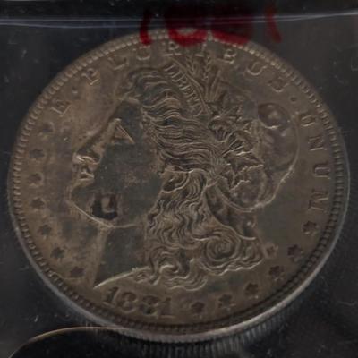 1881 Morgan Silver Dollar