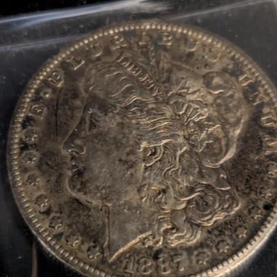 1887-S Morgan Silver Dollar
