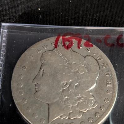 1892-CC Morgan Silver Dollar