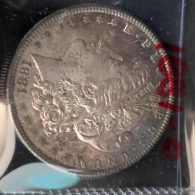 1881-O Morgan Silver Dollar