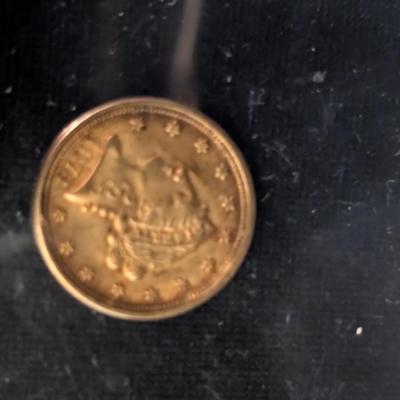 1873 Liberty Head $2 1/2 Gold Coin