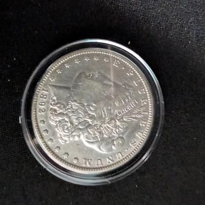 1892-O Morgan Silver Dollar