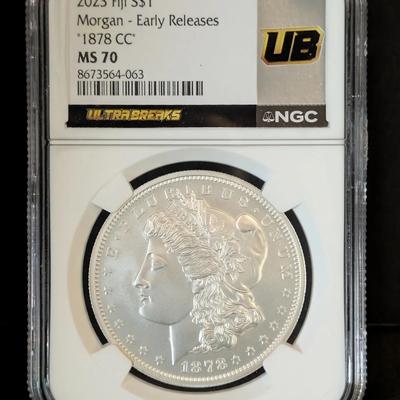 2023 Fiji Morgan Silver Dollar – Carson City Tribute (1 oz .999 Fine Silver)