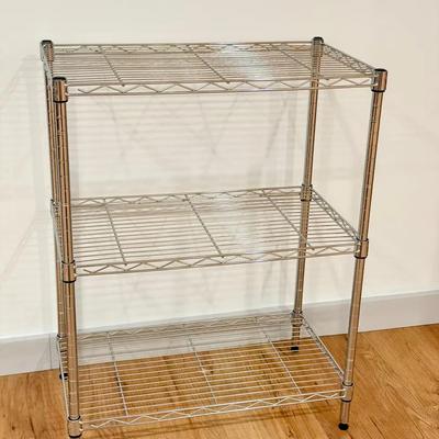 Small Metal Wire Storage Shelf