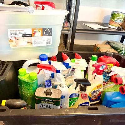 Household Cleaning Supplies Lot