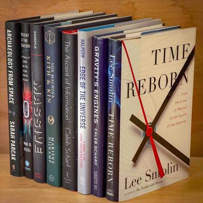 (8) Science, Space & Physics Hardcover Books – Excellent Condition