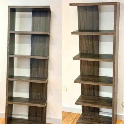 (2) Gray Shelves