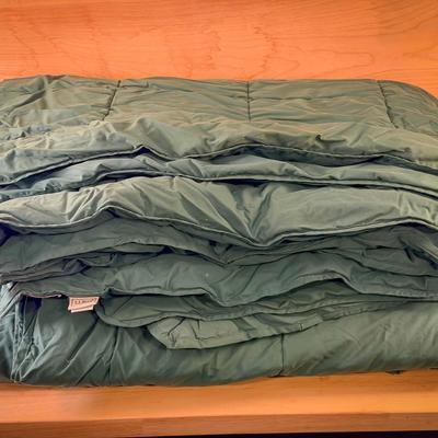 LL Bean King Size 100% Cotton Shell Comforter