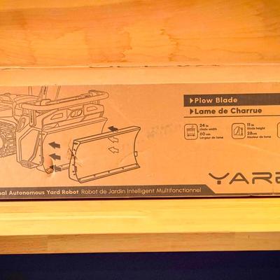 Yarbo Plow Blade – 24" Yard Robot Blade Module (Opened Box, Never Used)