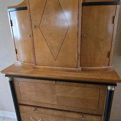 Thomasville Biedermeier Abattant Desk Chest