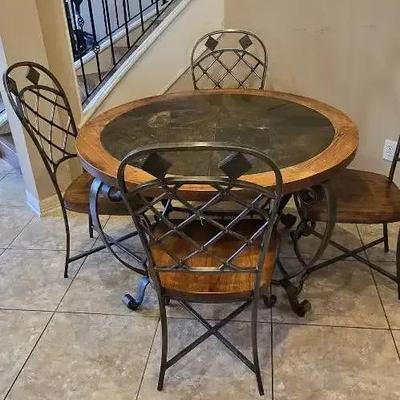 Breakfast Table And 4 Chairs