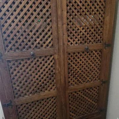 Mexican Pine Drinks Cabinet-Upstairs