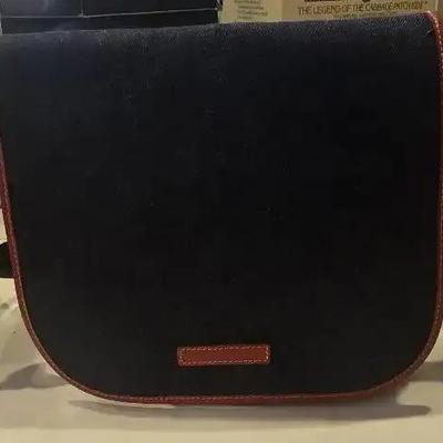 Dooney & Bourke Blue Jean and Red Crossbody