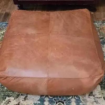 Leather Coffee Table -Upstairs