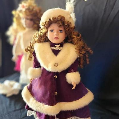 Partial Porcelain Doll Set #3