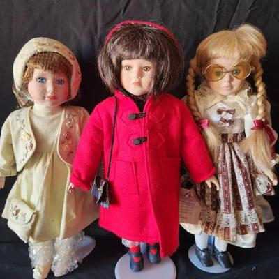 Partial Porcelain Doll Set #3