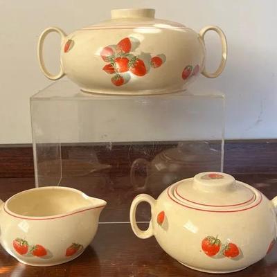 1930’s-1940’s Cavitt-Shaw “Shortcake” Dishes