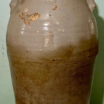Vintage 6 Gallon Stoneware Churn 