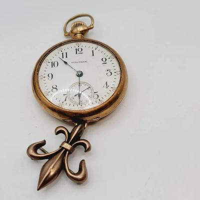 14k Gold Waltham Ladies Watch **Pin Not Working** Antique 