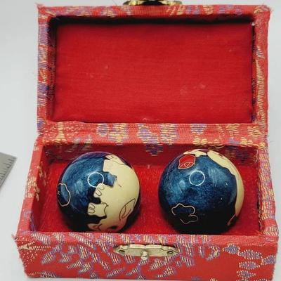Enamel Elephant Jingle Chime Meditation Balls