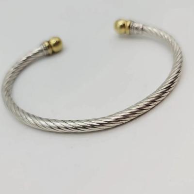 Sterling Twist Bracelet 925 Silver Thai